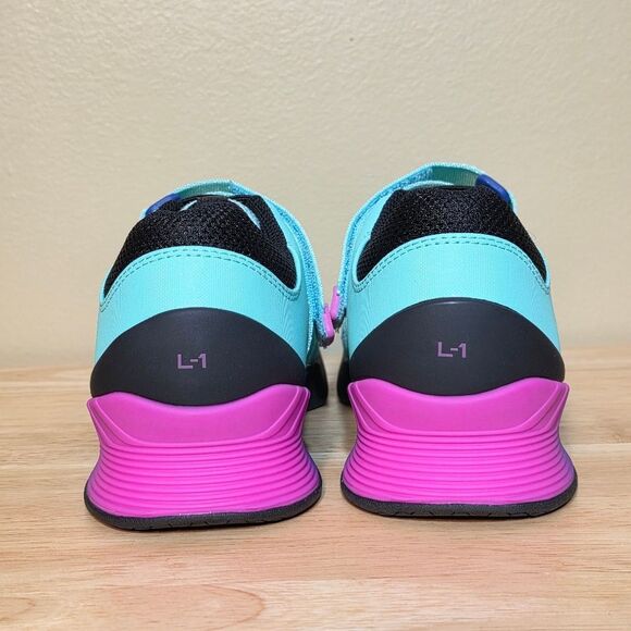 TYR L-1 Lifter Weightlifting Shoes Mint Pink Purple Women's Size 7 - Picture 5 of 7
